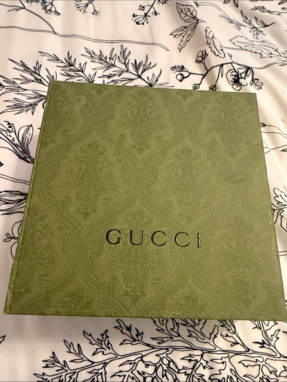 Gucci Olive Green Decorative Box with Logo